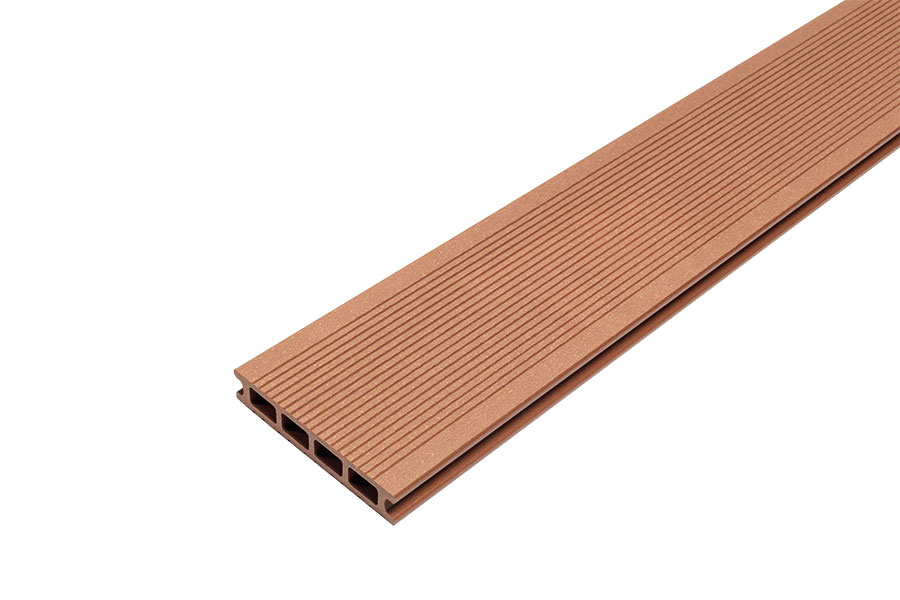 Savadeck Classic 5 Terracotta decking daska – kosi prikaz cijele daske